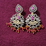 CZ Chand Bali Ear Rings